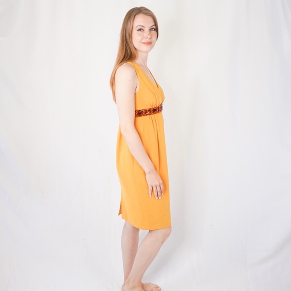 Gio' Guerreri Marigold Embellished Tulip Dress - Picture 3 of 8